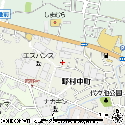 大阪府枚方市野村中町7周辺の地図