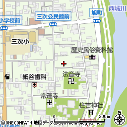 広島県三次市三次町1516周辺の地図