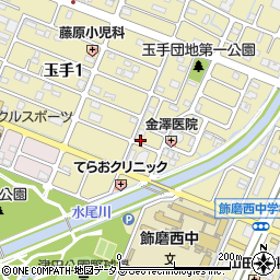 兵庫県姫路市玉手1丁目79周辺の地図