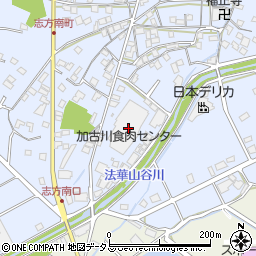 加古川食肉センター周辺の地図