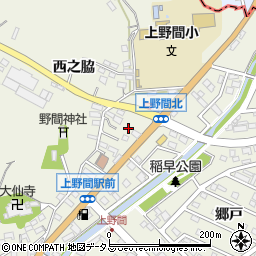 愛知県美浜町（知多郡）上野間（的場）周辺の地図