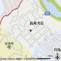 兵庫県宝塚市長寿ガ丘周辺の地図