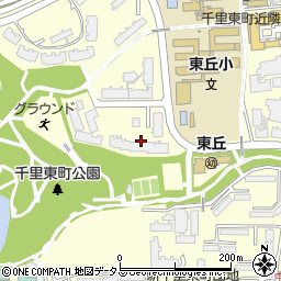 大阪府豊中市新千里東町周辺の地図