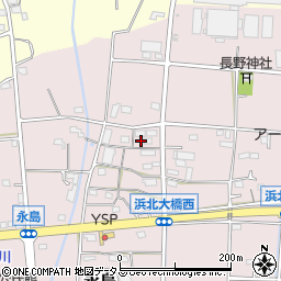 静岡県浜松市浜名区永島1130周辺の地図