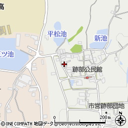 兵庫県三木市跡部277周辺の地図