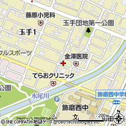 兵庫県姫路市玉手1丁目78周辺の地図