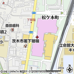 アイシティイオン茨木店周辺の地図