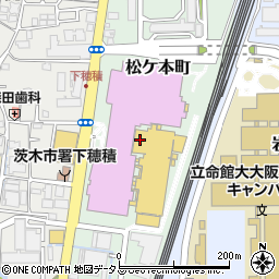 キャンドゥイオンモール茨木店周辺の地図