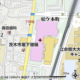 柿安口福堂イオン茨木店周辺の地図