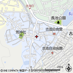 兵庫県相生市古池本町周辺の地図