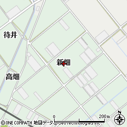 愛知県豊川市御津町下佐脇新畑周辺の地図