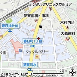 兵庫県姫路市飾磨区英賀春日町1丁目4周辺の地図