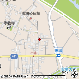 兵庫県たつの市揖保川町市場454周辺の地図