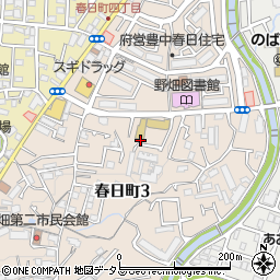 大阪府豊中市春日町周辺の地図