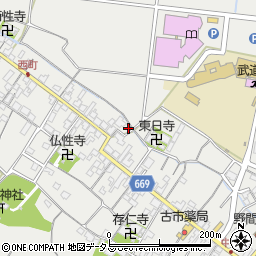 三重県津市芸濃町椋本590-1周辺の地図