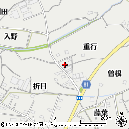 愛知県豊橋市石巻本町重行周辺の地図
