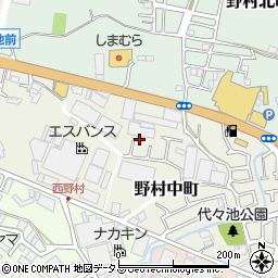 大阪府枚方市野村中町7-11周辺の地図