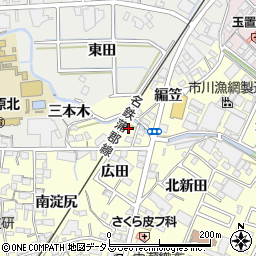 愛知県蒲郡市形原町広田7-8周辺の地図