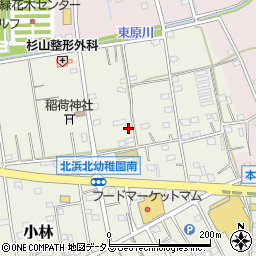 静岡県浜松市浜名区小林1522-13周辺の地図