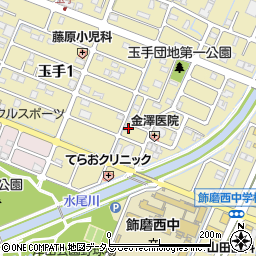兵庫県姫路市玉手1丁目81周辺の地図