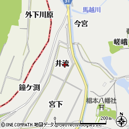 愛知県豊橋市石巻本町井流周辺の地図
