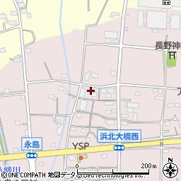 静岡県浜松市浜名区永島1132周辺の地図