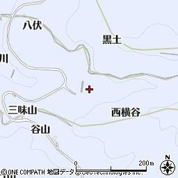 京都府綴喜郡井手町多賀西横谷周辺の地図