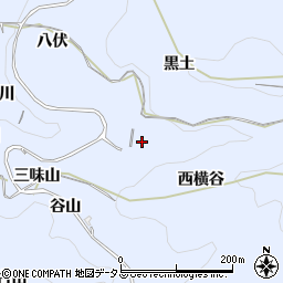 京都府井手町（綴喜郡）多賀（西横谷）周辺の地図