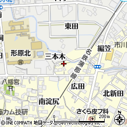愛知県蒲郡市形原町広田14-1周辺の地図