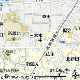 愛知県蒲郡市形原町広田17-7周辺の地図