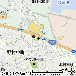 大阪府枚方市野村中町18周辺の地図