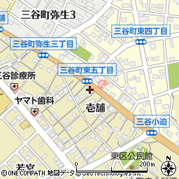 愛知県蒲郡市三谷町壱舗48周辺の地図