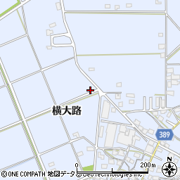 兵庫県加古川市志方町横大路周辺の地図