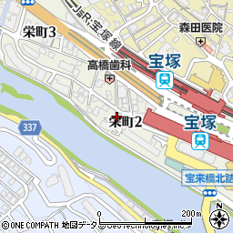 明光義塾宝塚教室周辺の地図