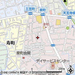 兵庫県宝塚市泉町12周辺の地図