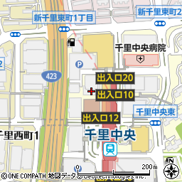 りそな銀行千里中央支店 ＡＴＭ周辺の地図