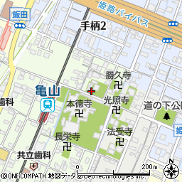 兵庫県姫路市亀山326周辺の地図
