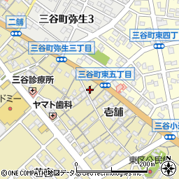 愛知県蒲郡市三谷町壱舗31周辺の地図
