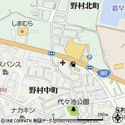 大阪府枚方市野村中町15-4周辺の地図