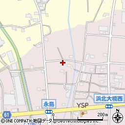 静岡県浜松市浜名区永島1215周辺の地図