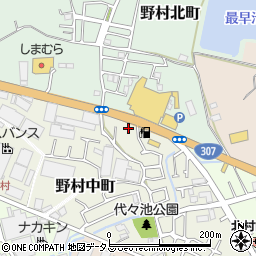 大阪府枚方市野村中町15-3周辺の地図