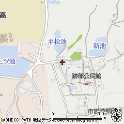 兵庫県三木市跡部274周辺の地図