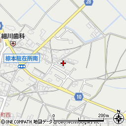 三重県津市芸濃町椋本4442周辺の地図