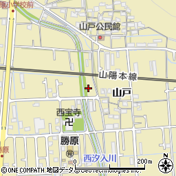 兵庫県姫路市勝原区山戸326周辺の地図
