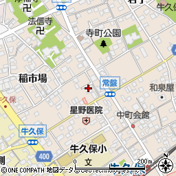 愛知県豊川市牛久保町八幡口57周辺の地図