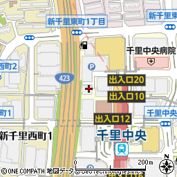 千里中央法律事務所周辺の地図