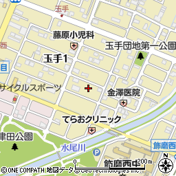 兵庫県姫路市玉手1丁目73周辺の地図