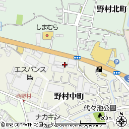 大阪府枚方市野村中町6-1周辺の地図