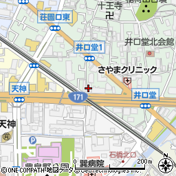 ギルフォード知能教育センター大阪周辺の地図