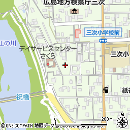 広島県三次市三次町1885-5周辺の地図